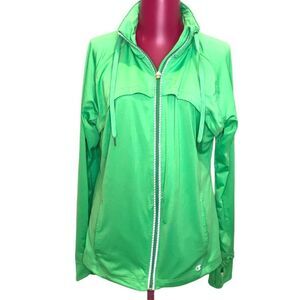Champion Zip-Up Warm-up Jacket sz L